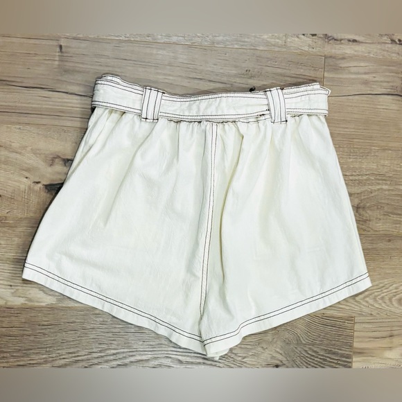 Free People Ynez Tie Waist Shorts | Bone Beige | XS | NWOT - Picture 3 of 6